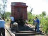 AVR AT RRVR 2011 CABOOSE MOVE (2).JPG (391116 bytes)