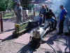 Len of the AVR loads train 3001 with the northern on the next track..jpg (70972 bytes)